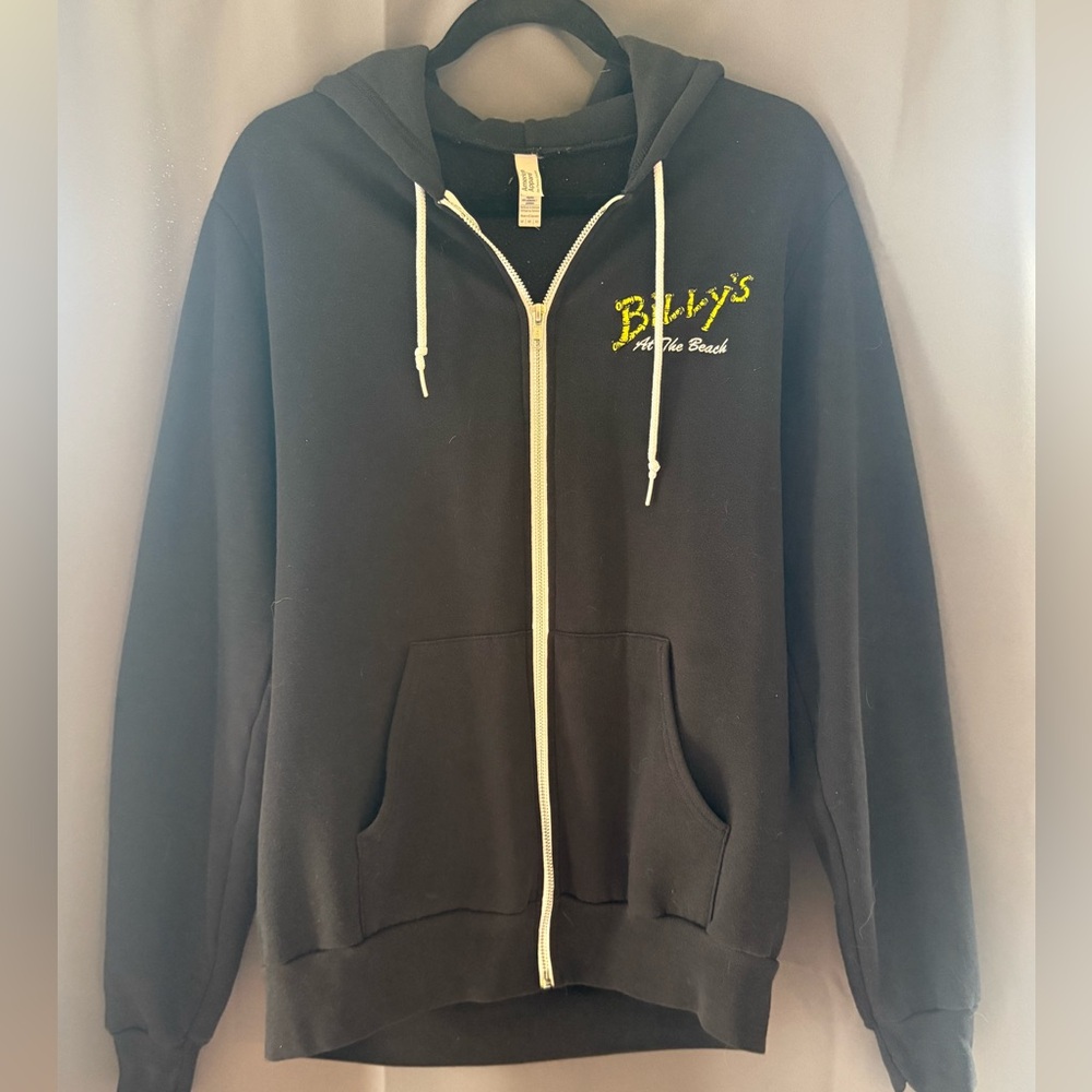 Black Zip-Up Billys by the Beach Hoodie